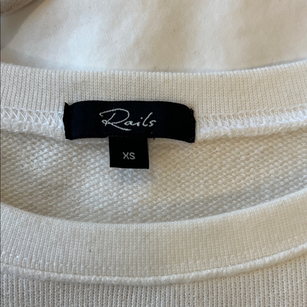 Rails Cream Textured Top - Picture 2 of 4